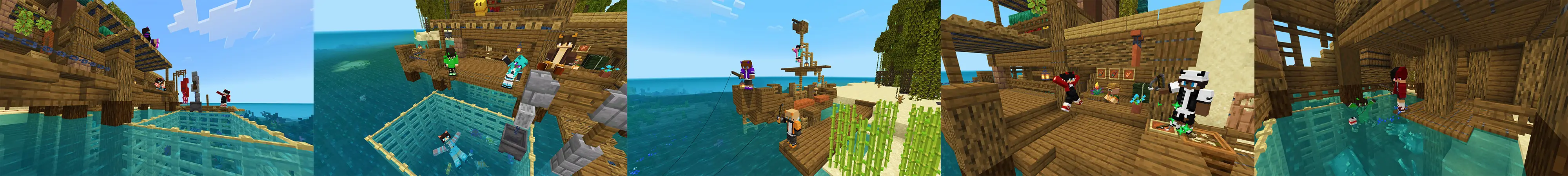 Выживание в рыбацком домике panorama