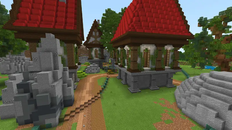 Скриншот Весенняя деревня №1