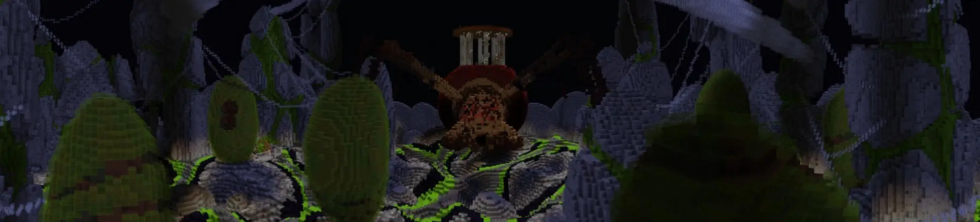 Выживание среди гигантских пауков panorama