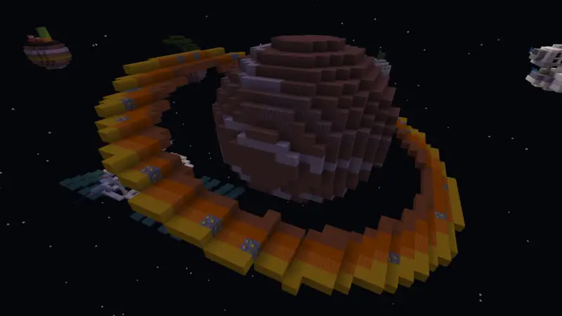 Скриншот Исследование космического Skyblock №1