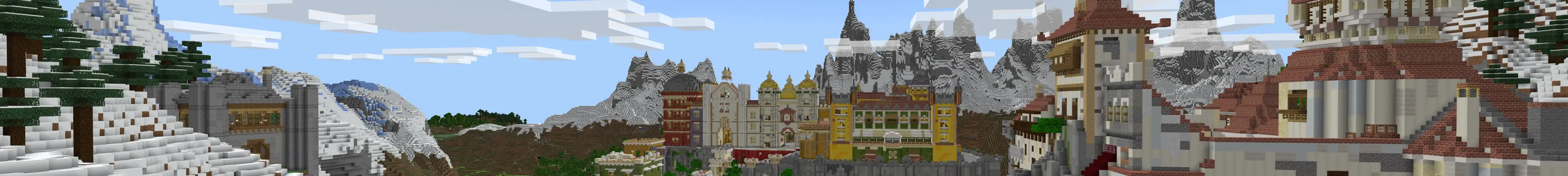 Замок с бункером нуба, профи и хакера panorama