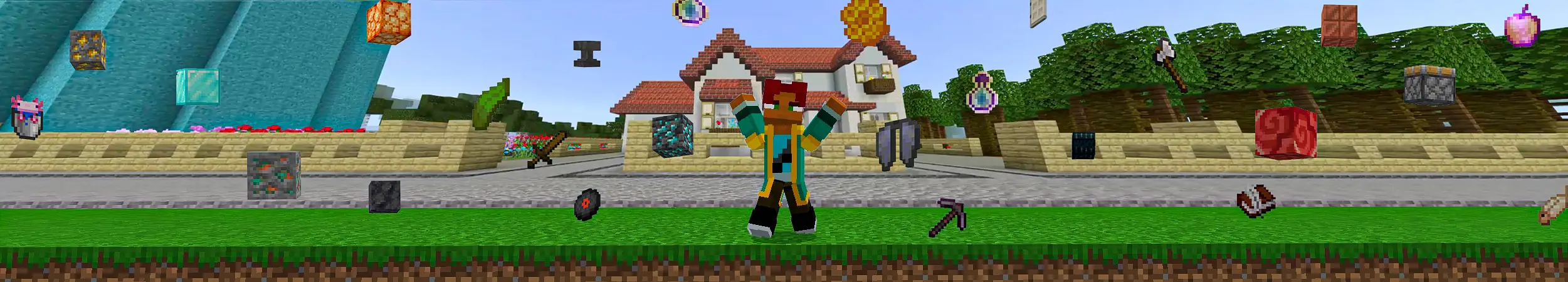 Дождь из случайных предметов panorama