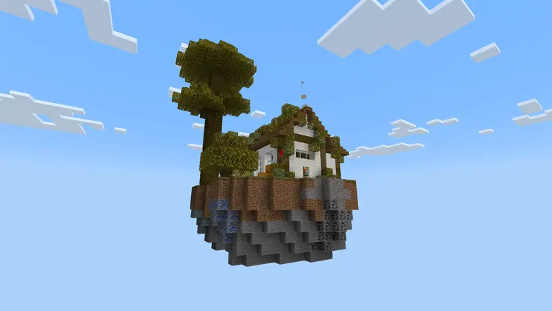 Скриншот Классическое выживание в небе №1