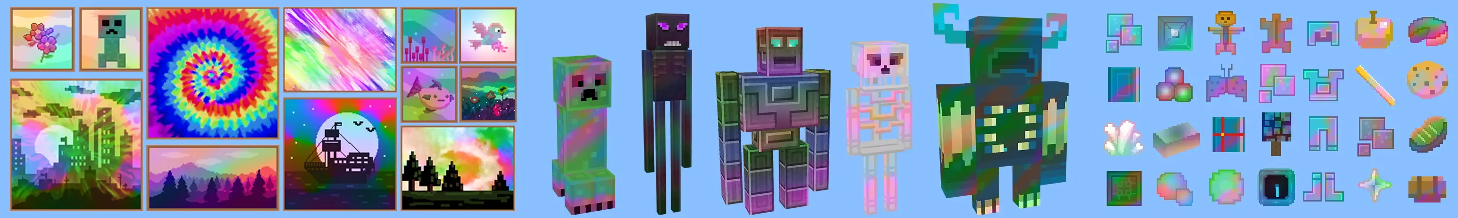 Набор текстур «Тай-дай» panorama