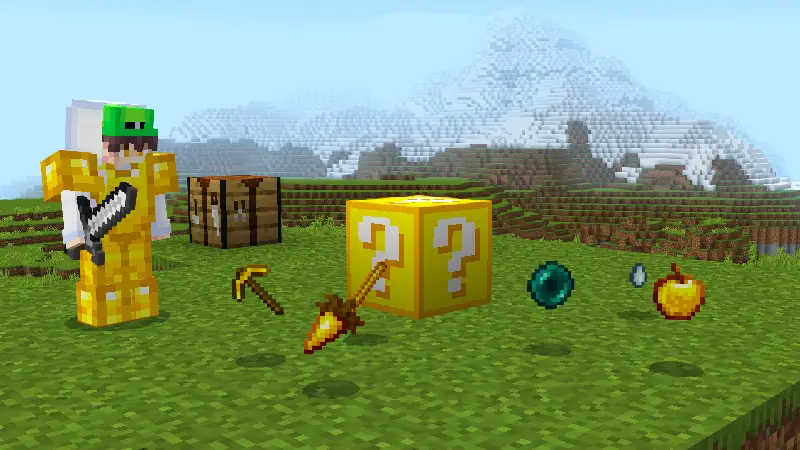 Скриншот LUCKY BLOCK Add-On №1