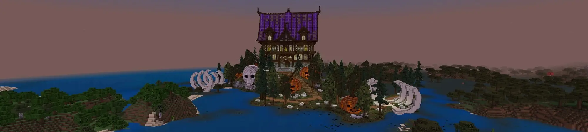 Хэллоуинская подземная база panorama