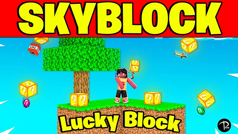 SKYBLOCK И БЛОКИ УДАЧИ
