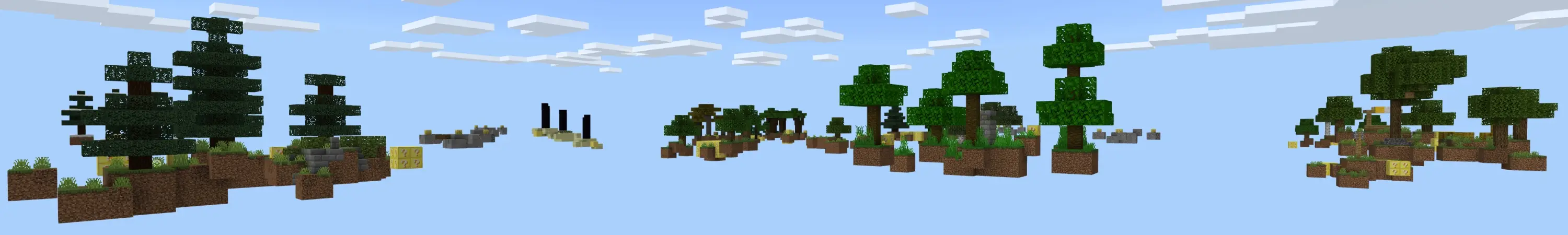 Блоки удачи Skyblock panorama