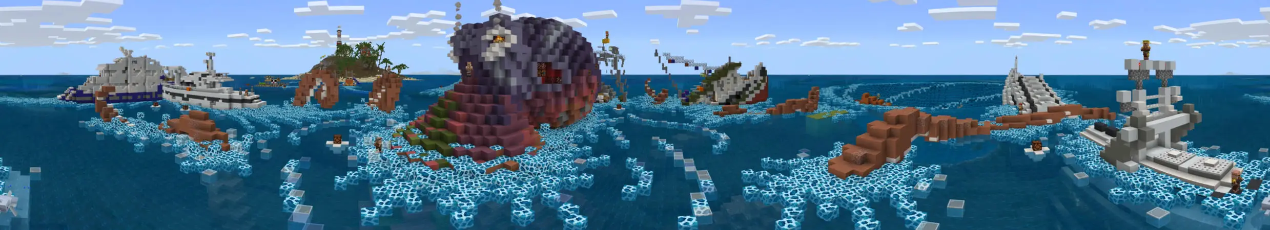 Спасательная миссия: кораблекрушение panorama