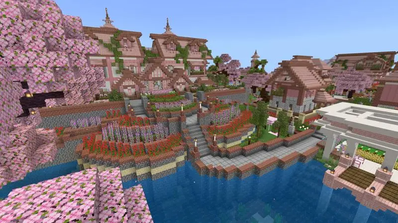 Скриншот Вилла в окружении вишен №1