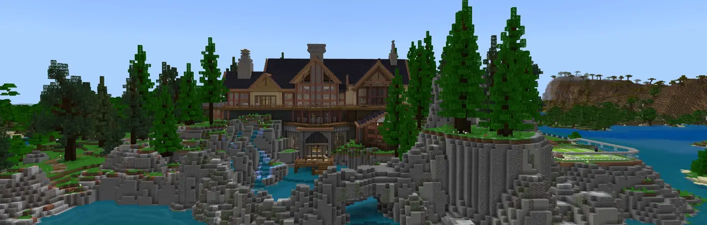 Роскошный особняк panorama