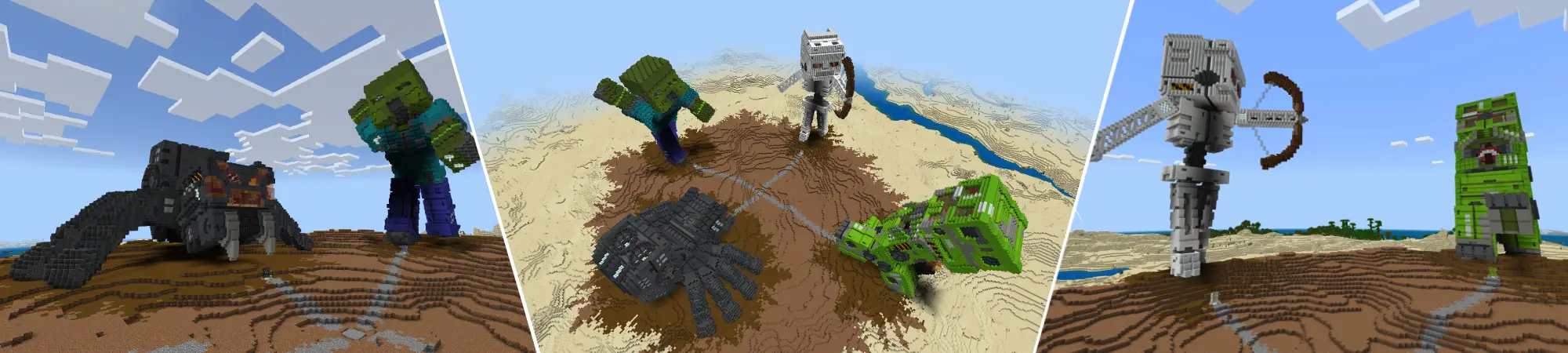 Боевые базы Mecha Mobs panorama