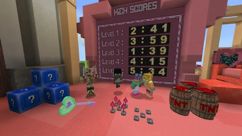 Скриншот Паркур: блоки удачи — спасти Купидона №3