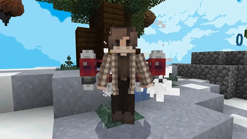 Скриншот Skyblock: реактивный ранец №5