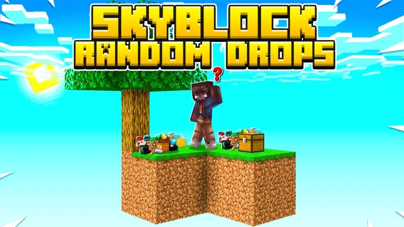 Случайная добыча в Skyblock