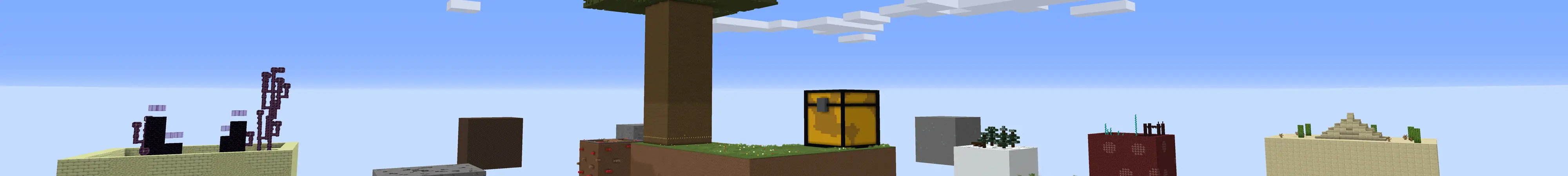 Гигантский Skyblock panorama