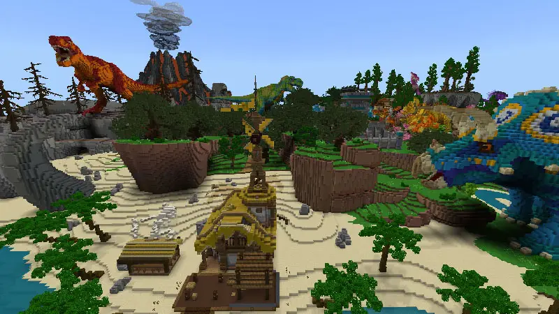 Скриншот Preston и создаваемые динозавры №4