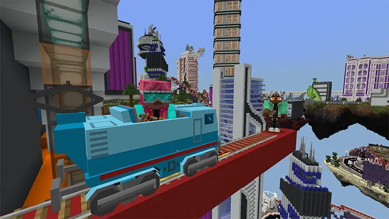 Скриншот Рельсы в небе №4