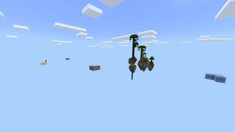 Скриншот Skyblock с одним блоком №2