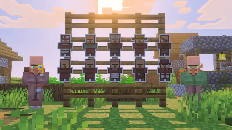 Скриншот Дополнение «Бумажные мобы-наклейки» №6