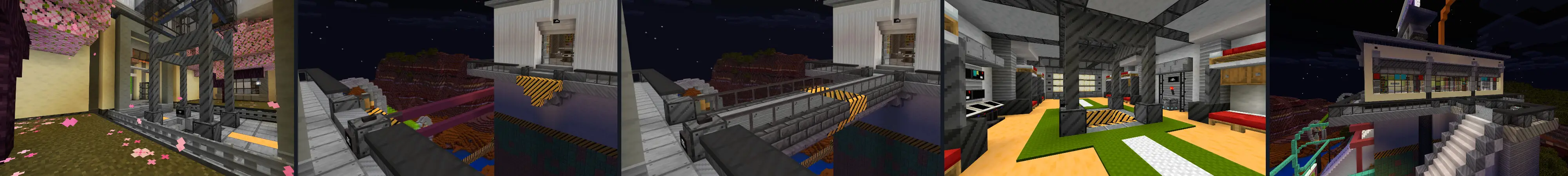 Футуристическая неоновая база panorama