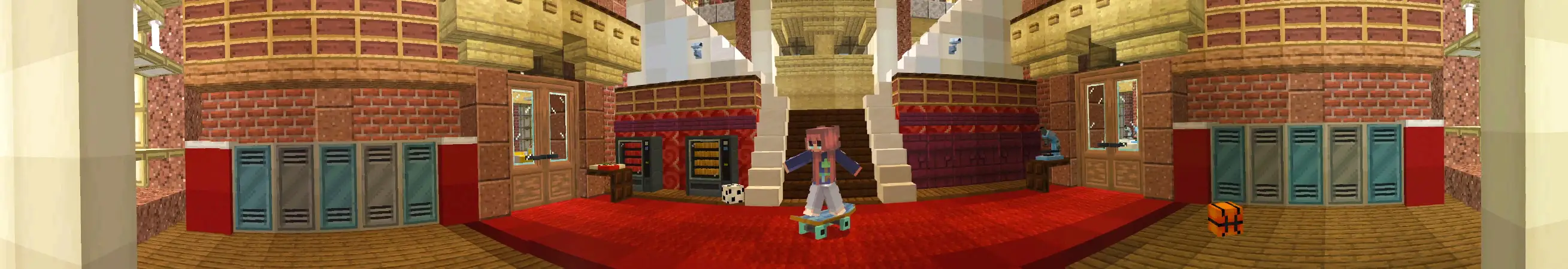 Skyblock с мебелью panorama