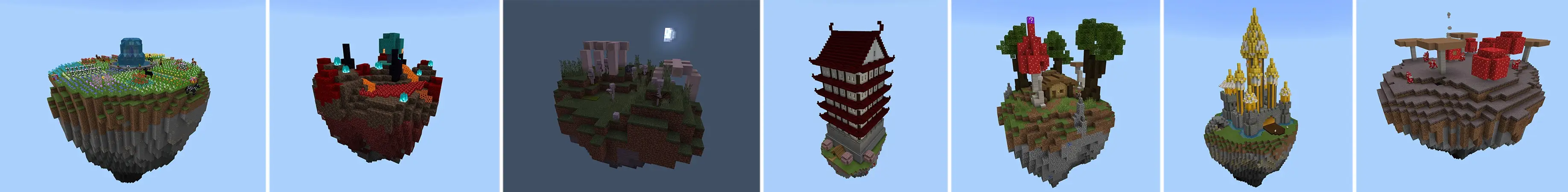 Создаваемые блоки удачи panorama