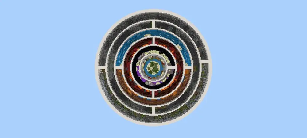 Спиральный паркур panorama