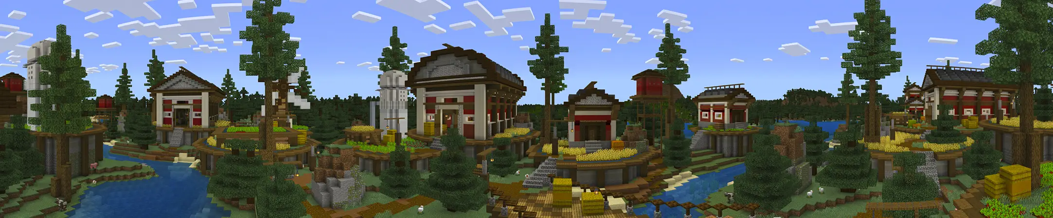 Фермерская жизнь panorama