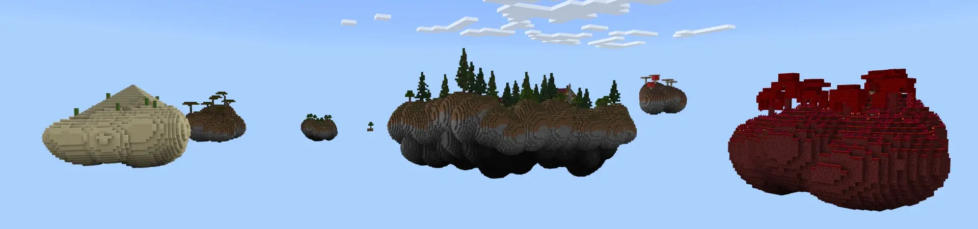 Мега-Skyblock panorama