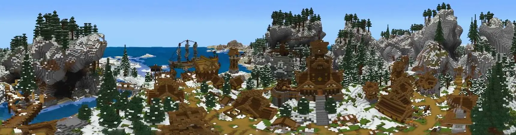 Скандинавские пираты-викинги panorama