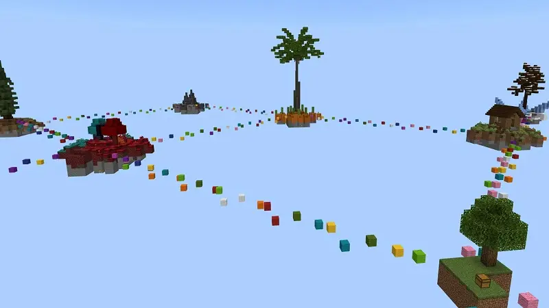 Скриншот Skyblock паркур №5