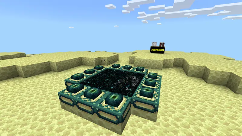 Скриншот Skyblock: реактивный ранец №5