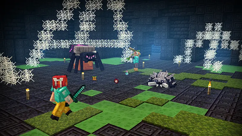 Скриншот Испытание с мшистыми блоками №4