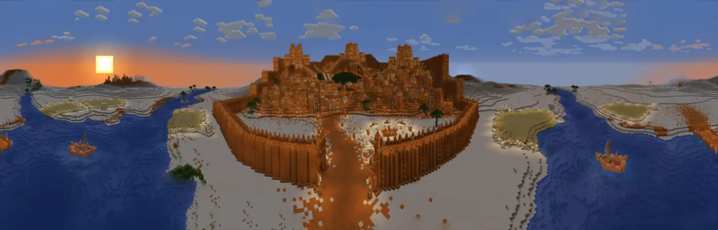 Песчаный город panorama