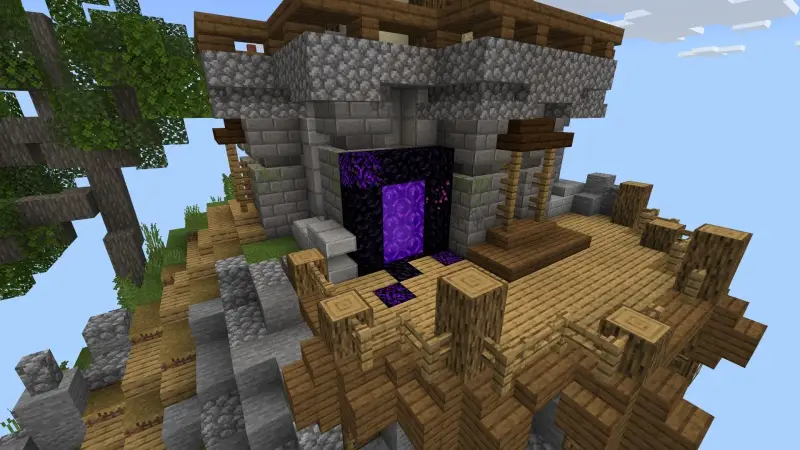 Скриншот Классическая игра Skyblock №4