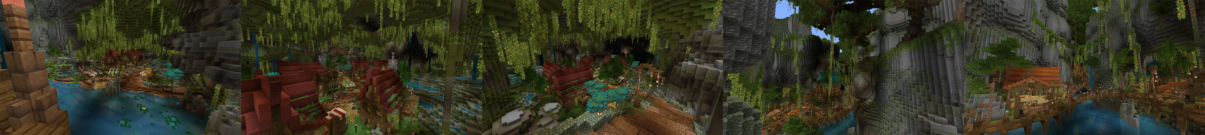 Поврежденный лес panorama