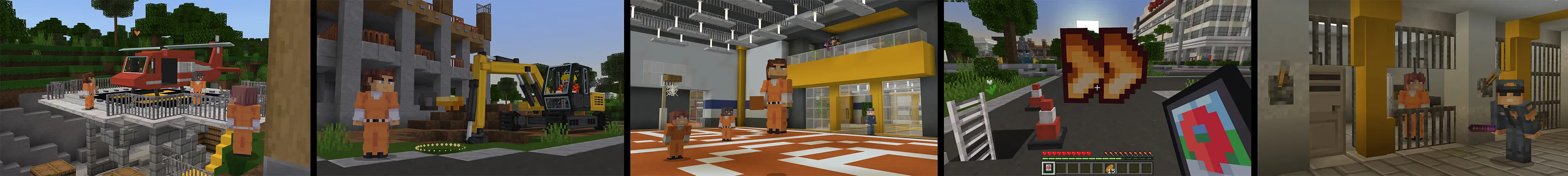 Побег из тюрьмы: город panorama