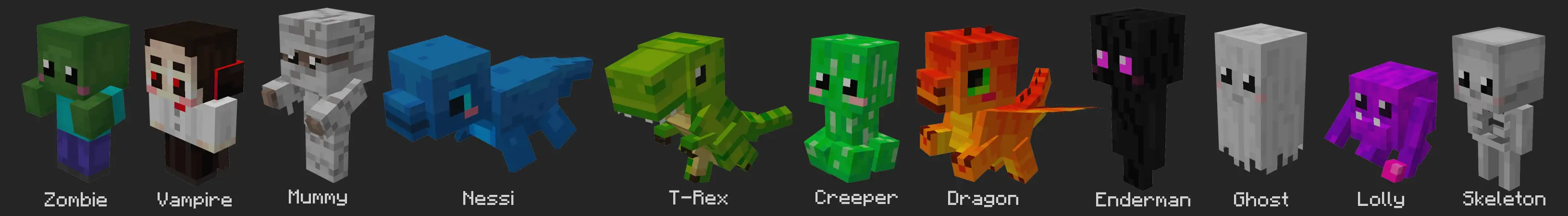 Мобы-питомцы panorama