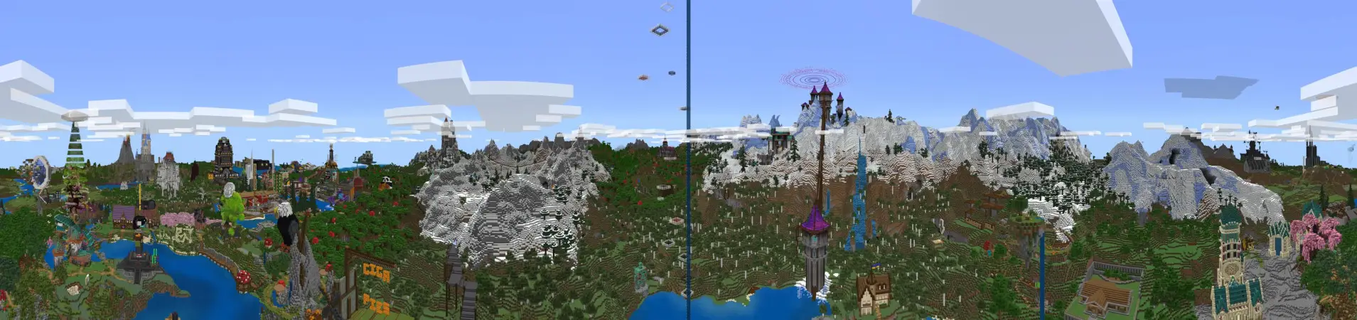 Hermitcraft: 9 сезон — карта panorama