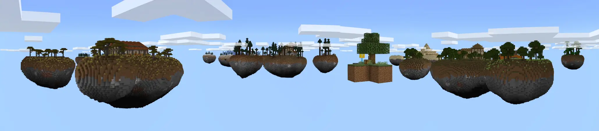 SKYBLOCK И БЛОКИ УДАЧИ panorama