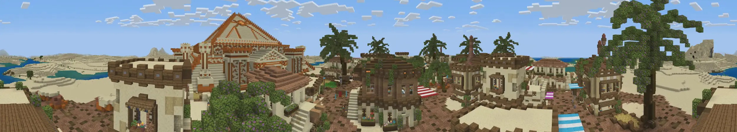 Город древней пирамиды panorama