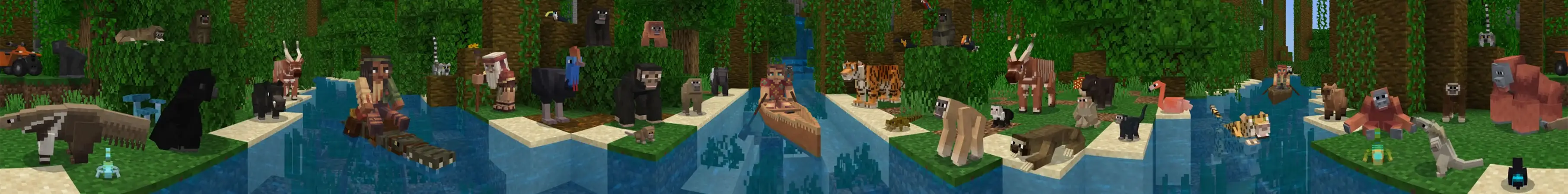 Дикая природа — джунгли panorama