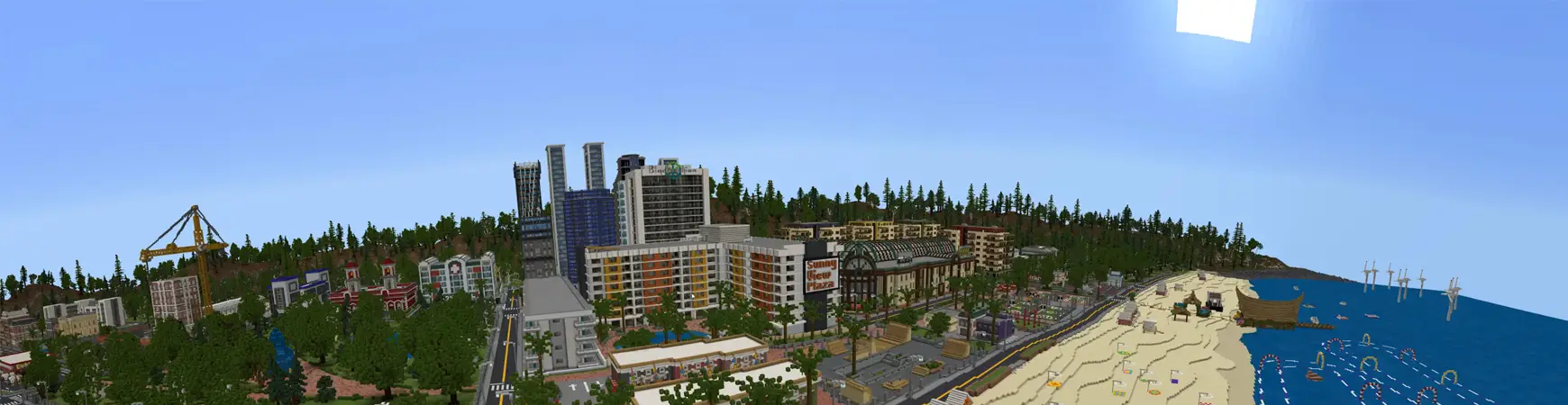 День спорта: летний город panorama