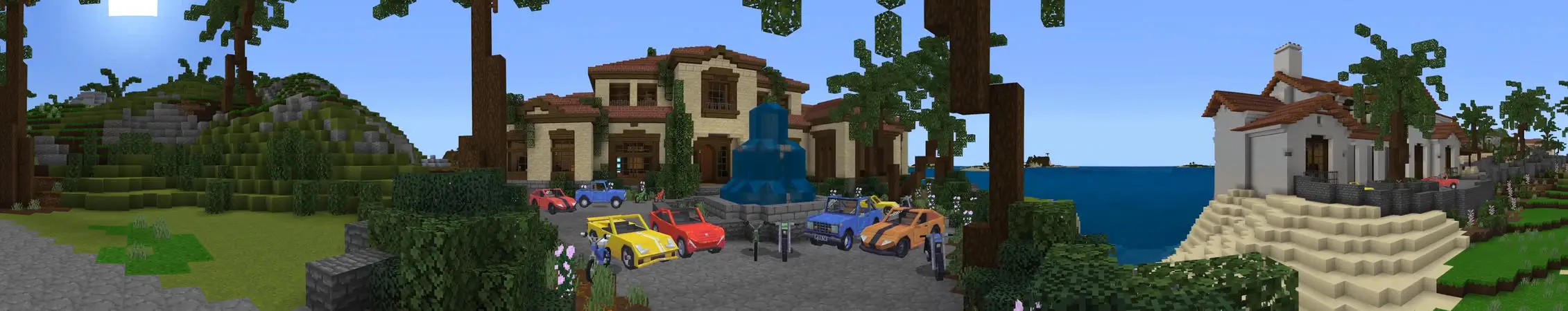 Пляжная жизнь миллионеров panorama