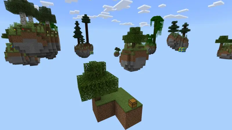 Скриншот Skyblock: радужные блоки №2