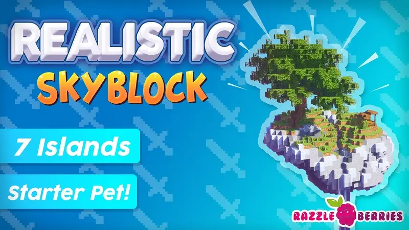 Реалистичная игра Skyblock