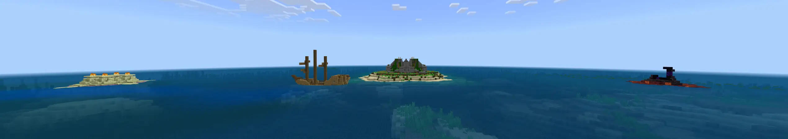 Один блок: остров удачи panorama