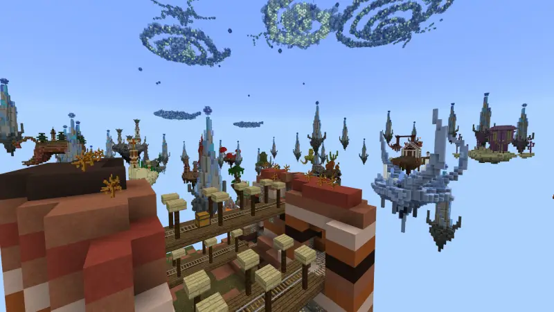 Скриншот Эпичный небесный блок №4