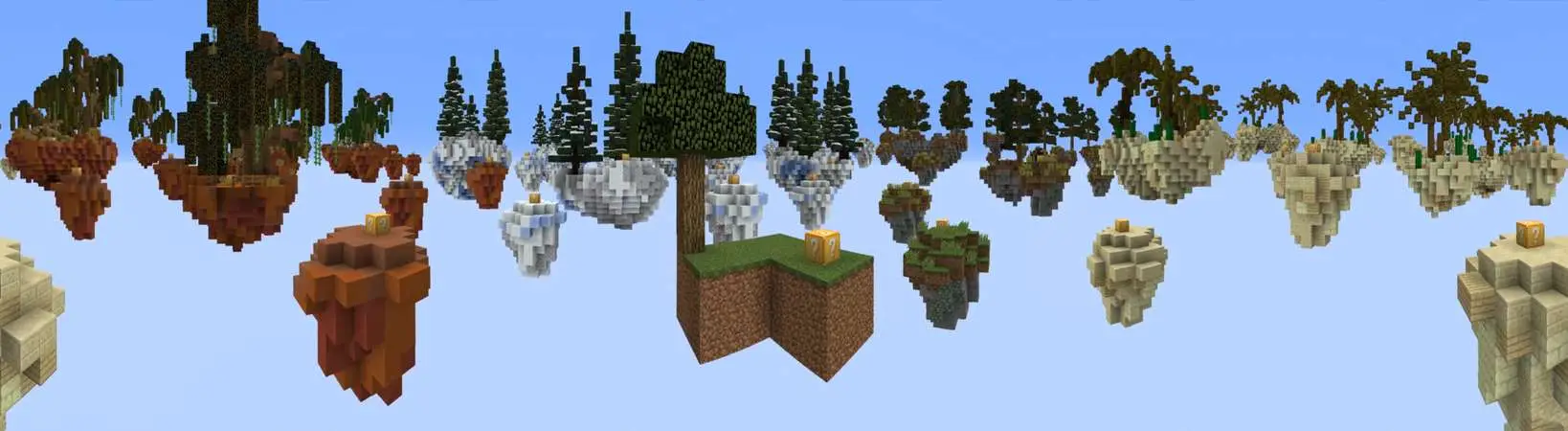Skyblock на удачу panorama